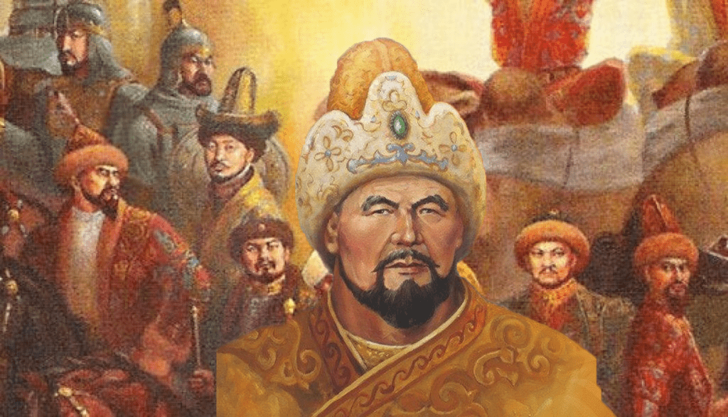 1 казахские ханы. Керей Хан. Хан Джанибек портрет. Жанибек-Хан 1474 1480.